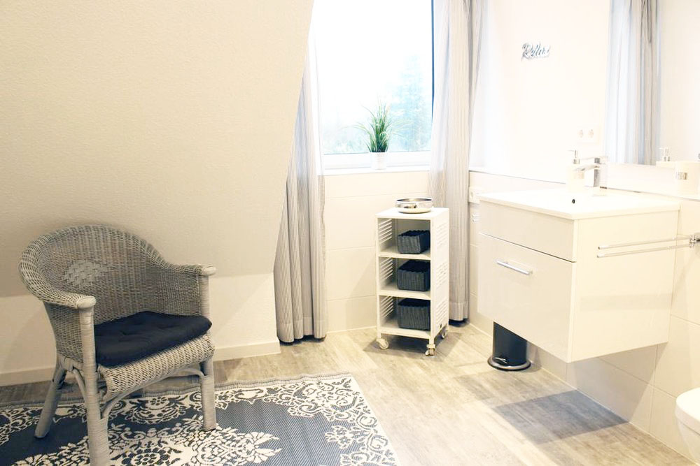 Duschbad Ferienwohnung Geestblick
